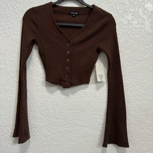 NWT Year Of Ours Top - Size XS- Color: brown